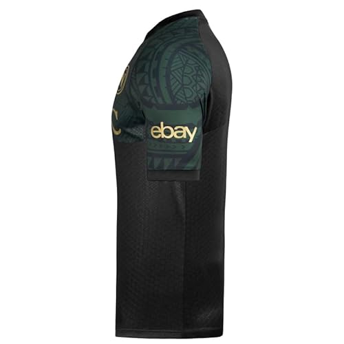 SSC NAPOLI Camiseta de competición, EA7, Escudo Tricolor, Tejido técnico Dry Touch, 2023/2024