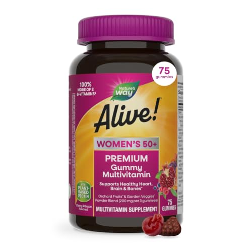 Nature's Way Alive! Premium Women's 50+ Gummy Multivitamin, 75 ct - image 1