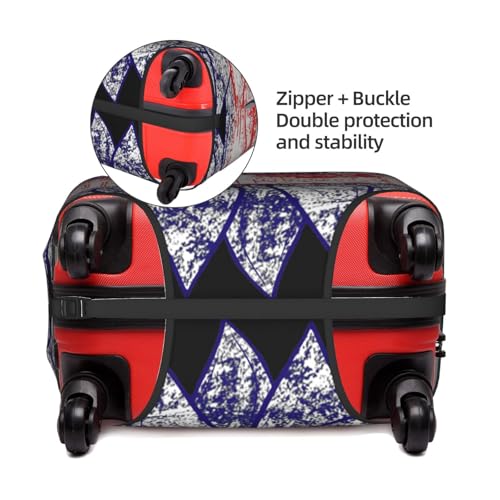 Travel Luggage Cover Vintage Sunflower Cambodia Cambodian Flag Fashion Washable Baggage Suitcase Protector Fit For Luggage Medium3