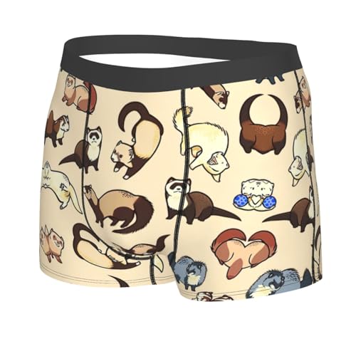 Hairy Ferret Boxer Briefs, Moisture Wicking & Breathable,Underwear for Men2