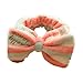 Produktbild dylandy Stirnband Haarband Hair Wrap Band Coral Fleece Haarband bowknot Kopfband Gesicht waschen Make-up Kosmetik Sport-Dusche Kopfband Beauty Elastic verstellbar Haarband für Frauen Mädchen