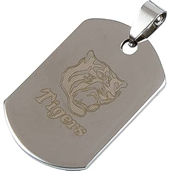 Amazon | 阪神タイガース ネックレス バッグチャーム虎ロゴ L