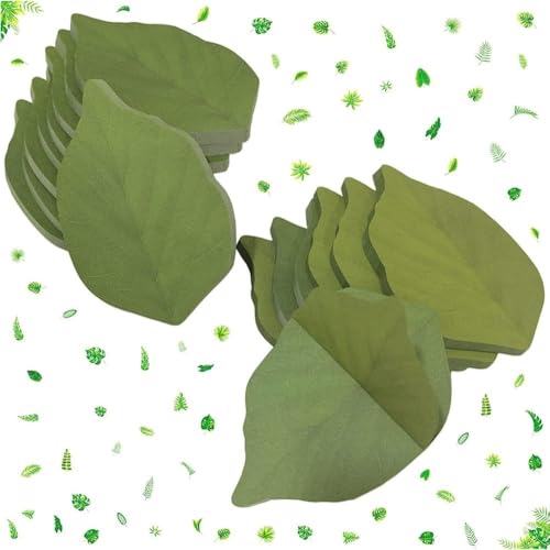 KryZaro 1500 枚セット趣味葉形メモ帳 50 枚 ×30 冊構成・筆箱収納可 簡単文具 学生・オフィスワーカー用快速メモ・事務用品