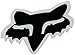 Fox Racing Herren-Sticker Fuchskopf, Schwarz, Einheitsgröße
