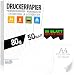Druckerpapier A4 80g weiß – 50 Blatt - PREMIUM PAPIER Reinweiß - DIN A4-21 x 29,7 cm - Kopierpapier, Laserdrucker & Tintenstrahl für Uni, Fotografie, Präsentationen Ideal für Büro & Office - 50 BLATT
