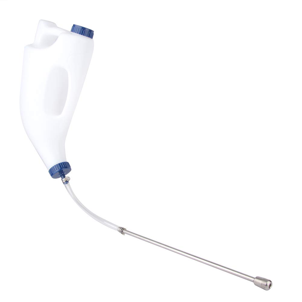 Aramox Bottiglia per Vitelli in Acciaio Inossidabile per Attrezzature Agricole con Grande capacità per L'alimentazione di Latte, Comodo Riempimento, Risparmio Energetico (4L)