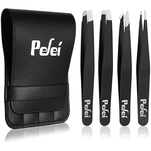 Pefei Tweezers Set - Professional Stainless Steel Tweezers Cover
