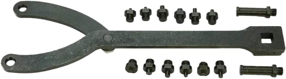 1 2 Inch Dr Adjustable Variable Pin Spanner Wrench Tool Pulley Puller Remover Compatible With
