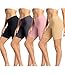 wirarpa Radlerhose Damen Kurz Baumwolle Boxershorts Unter Kleid Rock Unterhosen mit Bein Anti Scheuern Kurz Leggings 4er Pack Mehrfarbig Größe XL