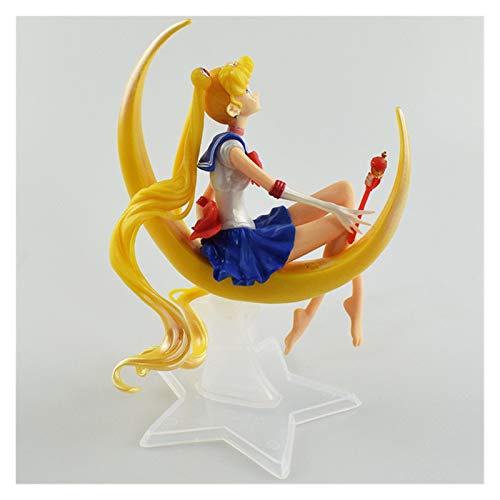 XINGYAO Figuritas Decorativas 12 cm sentados Sailor Moon Action Figure PVC Torta Colección Modelo Juguetes