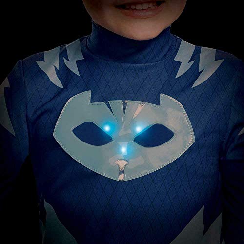Disguise Pj Masks Catboy Costume, Deluxe Kids Light Up Jumpsuit Outfit And Character Mask, Toddler Size Extra Large (7-8) Blue #TOP1