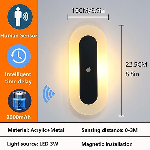 Luz de pared con sensor sin cables para evitar zonas oscuras en pasillos 3
