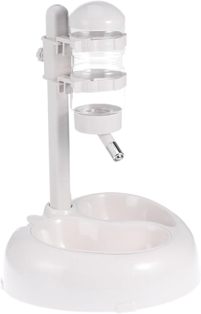 BESPORTBLE Automatic Cat and Dog Drinking Fountain Pet Water Dispenser with Non-Slip Design Easy to Clean for Cats and Dogs White