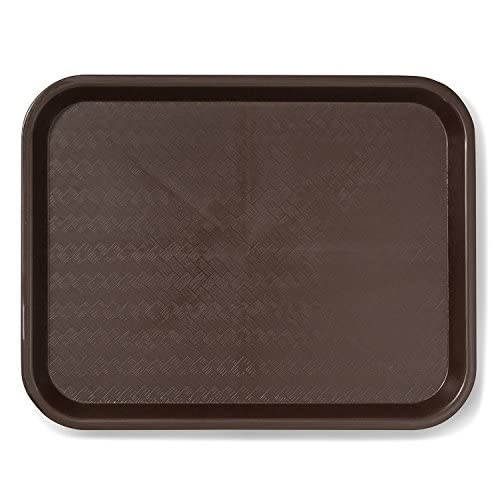Set Of 12 - Truecraftware Plastic Fast Food Trays 12 X 16" - Cafeteria Trays - Food Serving Trays - Restaurant Trays - Assorted Colors #TOP4