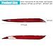 Jaronx Compatible with Tesla Model 3 Rear Bumper Reflector Lights 2017-2023, Left & Right Rear Bumper Red Marker Trim Replacement Tail Reflector Light for Tesla Model 3