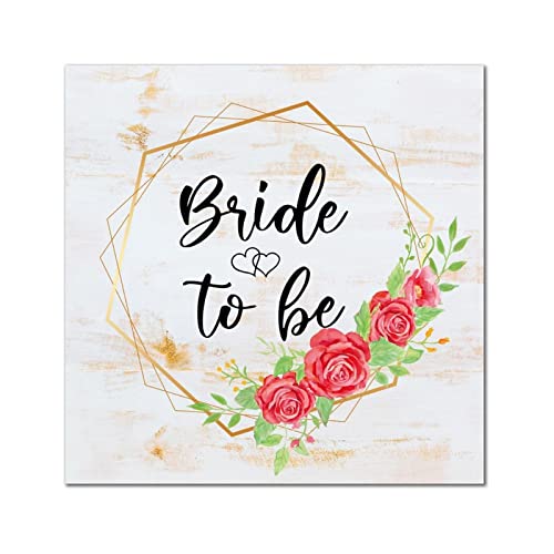 Plaque en bois Bride to Be cadeau de pendaison de crémaillère