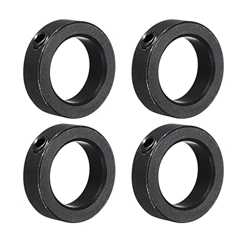 Collier de serrage en acier carbone haute résistance MECCANIXITY noir 2,5 cm pour tube rigide