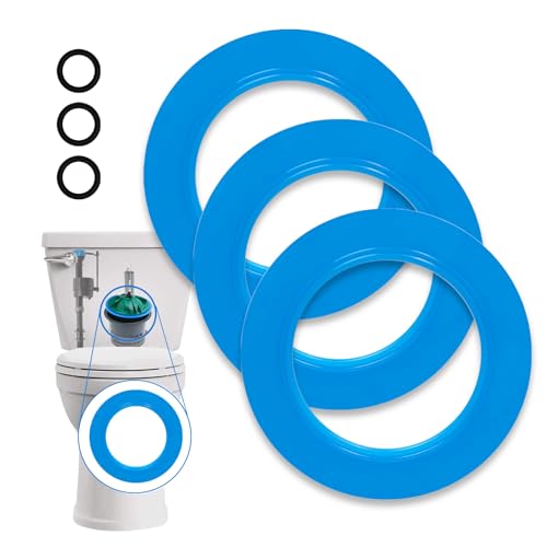 3-Pack Flush Valve Seal for American Standard & Eljer Toilets, Upgraded Silicone 7301111-0070A Toilet Parts Replacement for American Standard Champion 4 & Eljer Titan 4 With O Rings