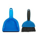 Cage Cleaner for Guinea Pigs, Cats, Hedgehogs, Hamsters, Chinchillas, Rabbits, Reptiles, and Other Small Animals - Cleaning Tool Set for Animal Waste - Mini Dustpan and Brush Set (1 Pack)