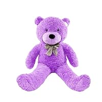 Ours En Peluche Géant Gustaw DULCE 120cm - Nounours XXL Doux - Cadeau Enfant, Décoration Chambre (Rouge)