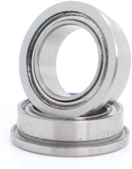 TMP1105 Flange Ball Bearings FR144ZZ Flange Bearing 3.175x6.35x2.779 mm ABEC-1 Inch Flanged FR144 Z ZZ Ball Bearings