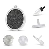 【Installation Aisee Durable】Simplifiez vous la vie la pierre à bulles se fixe facilement ventouses et l entretien régulier maintient les performances fabriquée en matériaux composites robustes plastique pierre elle offre une longévité accrue moins de contraintes plus de temps pour admirer l aquarium