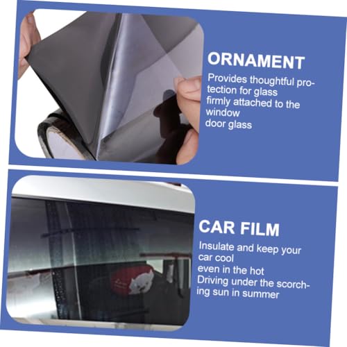 Película para vidrio de ventana negra aislamiento térmico verano protección solar coche 4
