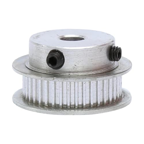 Poulie synchrone MXL 40 dents en alu alésage 5mm, finition mécanique brute