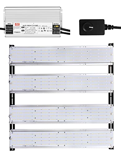 Flash Deals - 80% OFF 480W LED Grow Lights Full Spectrum LM301H Mix RED660nm LED Grow Light Board  fit 5×5ft Area (LM301H 3500K + Red)