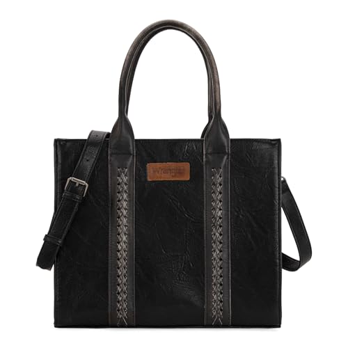 Montana West  Wrangler Large Tote Bags Purses for Women Work Top-Handle Handbags with Strap