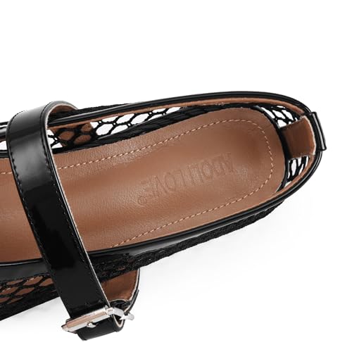 Mesh Ballet Flats for Women Comfort Work Flats for Women Office Dressy Wedding Mesh Mary Jane Flats2