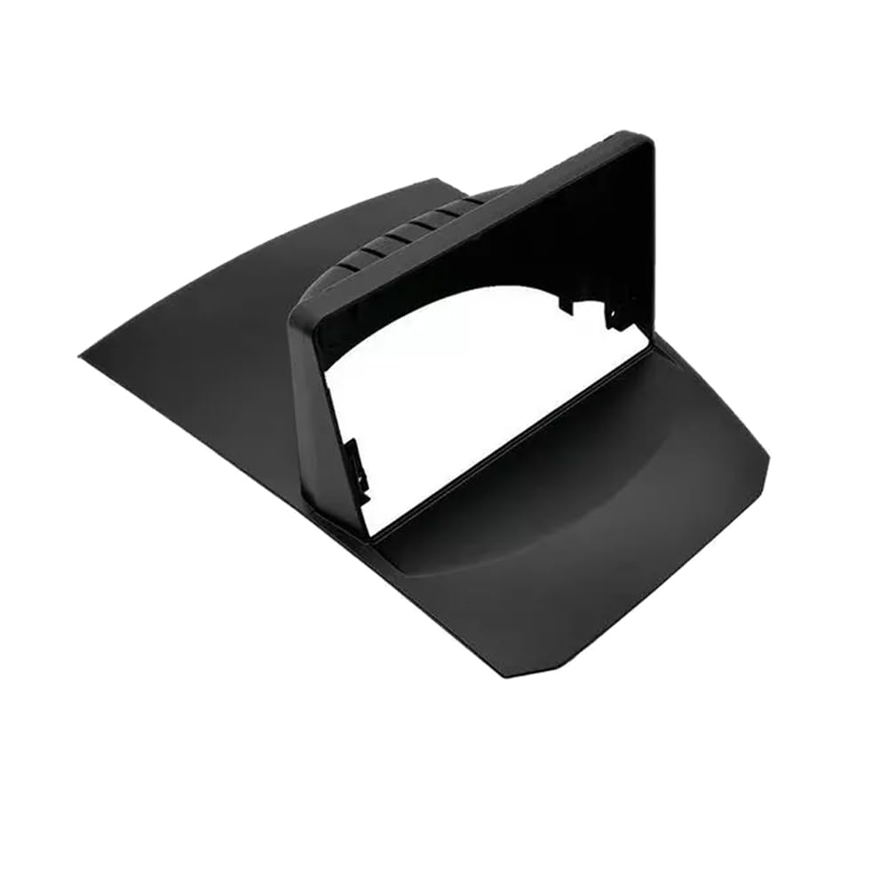 Car Front Side Air Outlet Vent Frame Trim Compatib/Fit for Ford Fiesta Inch Radio Car Android MP Player Casing Frame din Head Unit Fascia Stereo Dash Cover Panel ABS Silver Car Stereo R