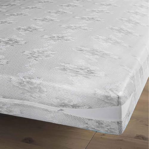 Housse Rénove Matelas Rena 140x190cm Gris