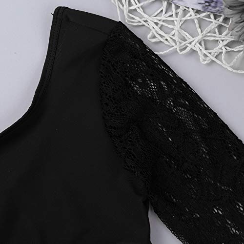 Image of Agoky Kids Girls 2PCS Sports Outfits Ballet Gym Sequins Mermaid Tank Top Shorts Set Tankini Swimwear Gymnastics Tracksuit