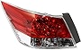 Evan-Fischer Tail Light Assembly Compatible with 2008-2012 Honda Accord Sedan Driver Side