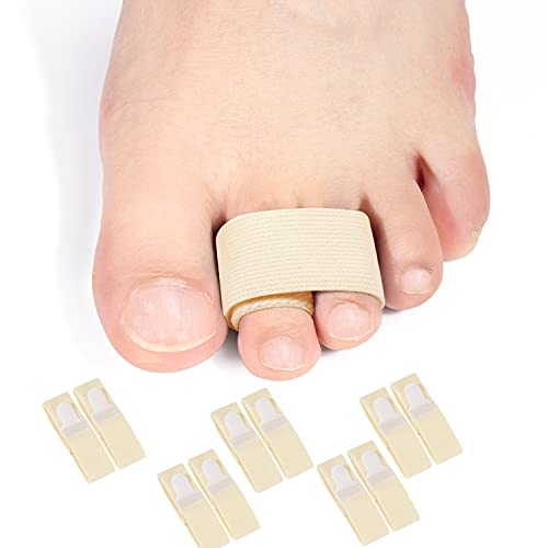 Kimihome Toe Splints, 10 Packs of Toe Tapes, Toe Corrector for Overlapping Toe, Hammer Toe Straighteners for Curled Toes, Crooked Toes and Hammer Toes