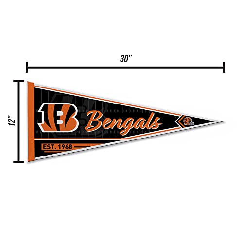 Image of Rico Industries NFL Football Classic 12 inch x 30 inch Felt Wall Decor Pennant - Great for Home /Bed Room /Man Cave Decor