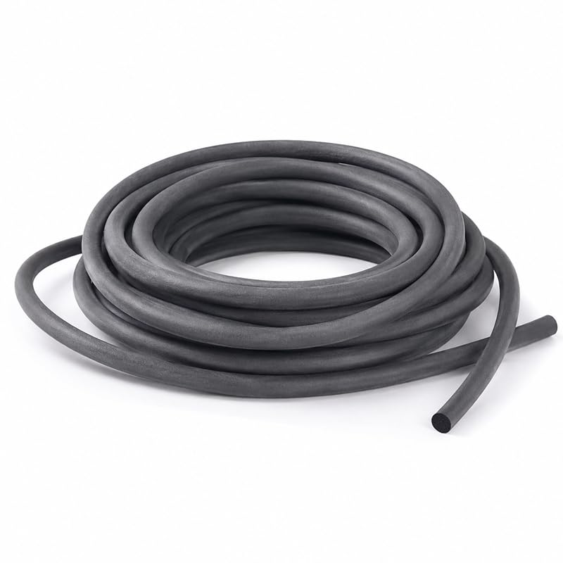 (6mm-3m) EPDM Foam Weather Seal Strip, 6mm X 3m for DIY Gasket
