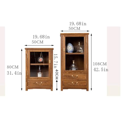 Mueble de vino de madera estilo clásico chino miniatura 3