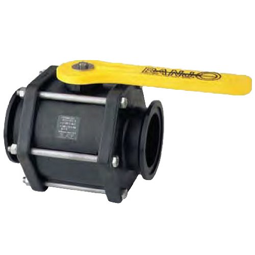 Banjo MV300CF 3" Full Port Manifold Flange Ball Valve, Polypropylene, Max 100 PSI