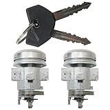New Upgrade One Pair of Door Lock Cylinders with Keys Repl.#5070022 for Listed Dodge Chrysler