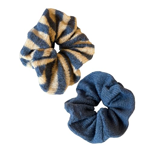 2pcs Friendly Knitted Hair Bands Breathable Stripes Design Lightweight...