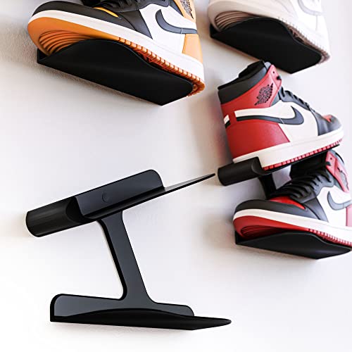 Schwimmendes Schuhregal - 6 Acryl-Schuhständer Für Die Wand, Sneaker Display
