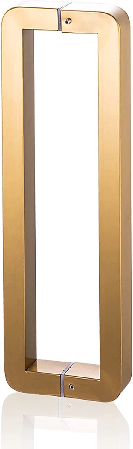 MXXQRHF Stainless Steel Sliding Barn Door Handle - Push Pull for Shower, Commercial Bars, Glass Gates, Office Entry, Garage Shed - Double Sided Door Handle