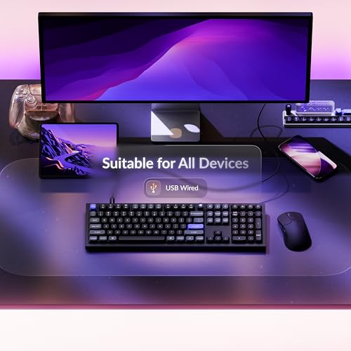 Image of Keychron Q6 HE Wired Hall Effect Keyboard, Rapid Trigger Magnetic Switch Keyboard Hot Swappable, 8000 Hz Polling Rate Full-Size Layout Aluminum, Custom RGB for Mac Windows Linux - Black