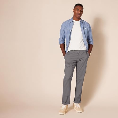 Image of Amazon Essentials Men's Straight-Fit Breathable Stretch Cargo Pants (Available in Big & Tall)