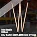 Tellegloww 1 Pcs Oil Tank Measuring Stick 4 Fold to 126