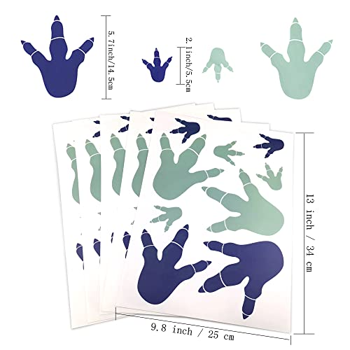 Set de 45 Stickers de Huellas de Dinosaurio para Pared miniatura 3