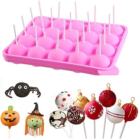 Pauzle Silicone Cake Pop Mould with Sticks Cover