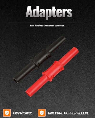 Image of ZIBOO P13 Compliant Test Lead Coupler, Test Lead Extender (ZB-P13(Female)1 Set)